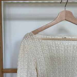 Lace Layering Top - SMALL - Ivory